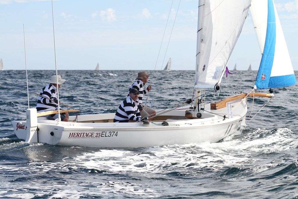 Janet Anne, a little gaff rigger, won the 